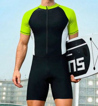Men'S Shorty Wetsuit Springsuit Front Back Zip 2mm Neoprene For Surfing Snorkeling Diving SUP Kayaking Custom Logo